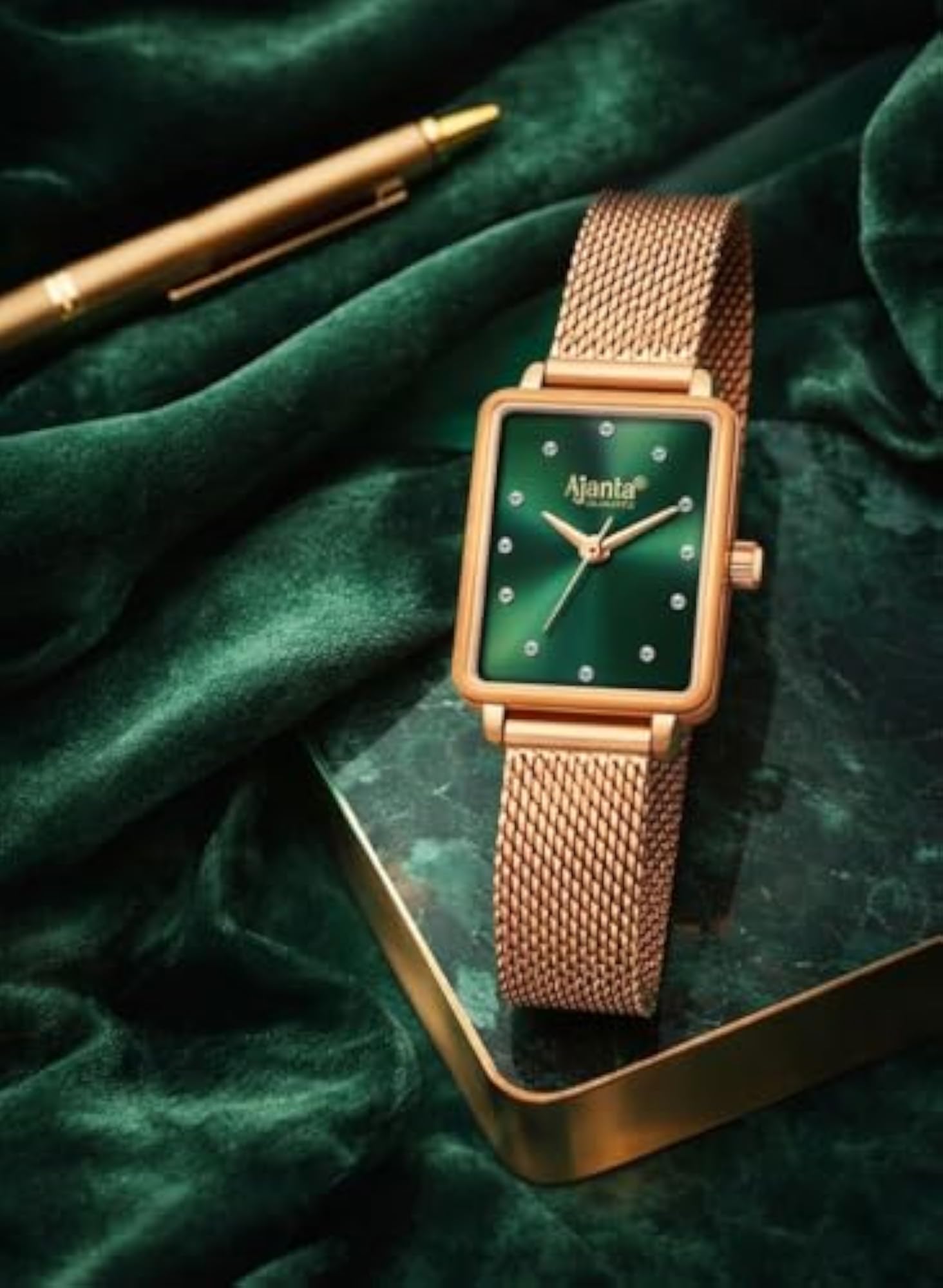 Women's Premium Analog Watch with Metal Strap